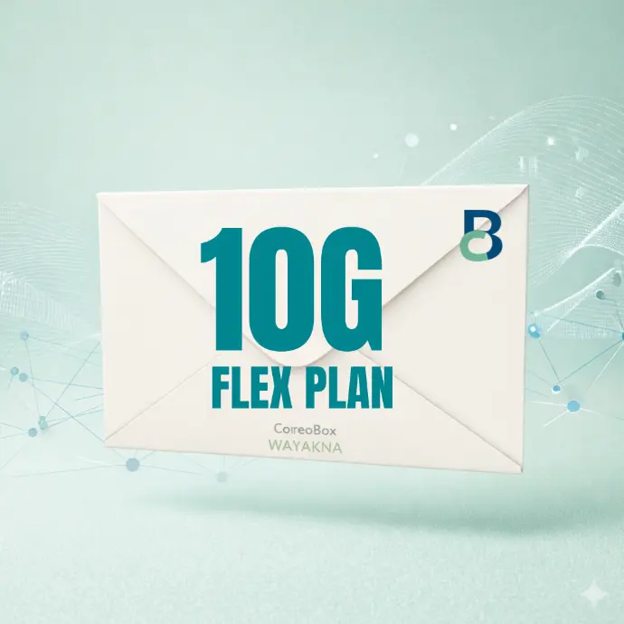 [CBFLEX10GM] CorreoBox Flex Plan 10G (Monthly)