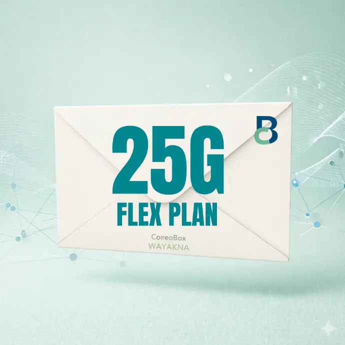 [CBFLEX25GM] CorreoBox Flex Plan 25G (Monthly)