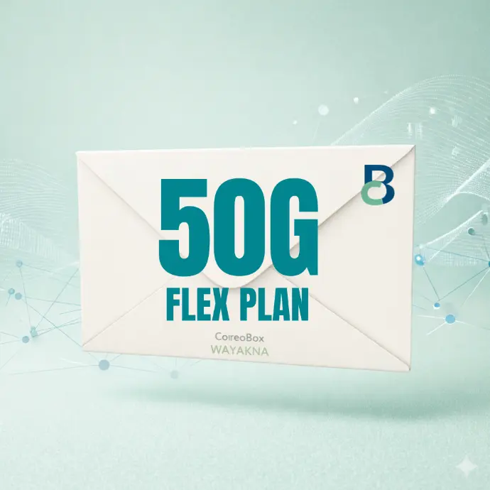 [CBFLEX50GM] CorreoBox Flex Plan 50G (Mensual)