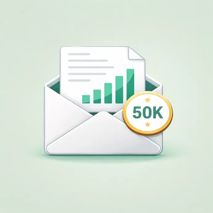 Buzón de correo masivo para marketing 50k correos al mes, integrado con Odoo