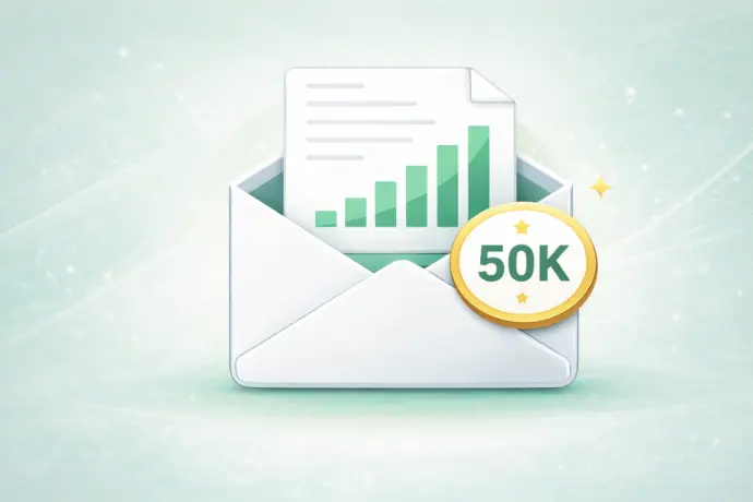 Buzón de correo masivo para marketing 50k correos al mes, integrado con Odoo