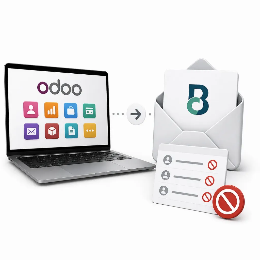 CorreoBox email blacklist automation connector for Odoo
